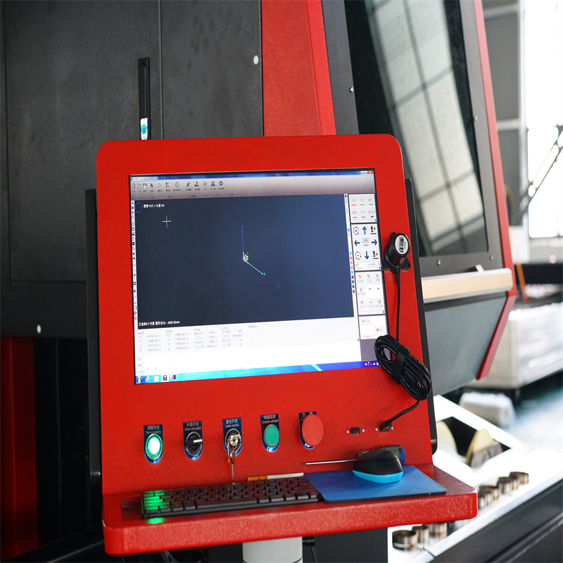 découpeuses de laser de fibre de commande numérique par ordinateur de 1kw 2kw 3kw 6kw pour le feuillard d'acier inoxydable