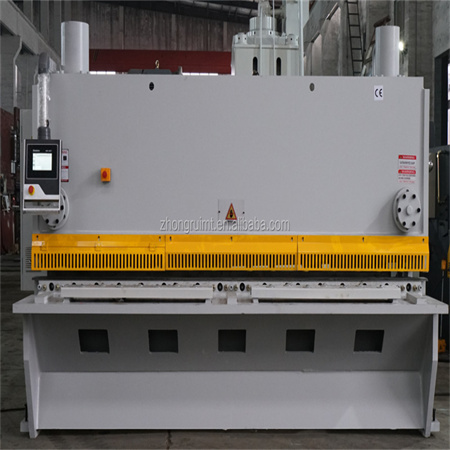 Chine bon prix de 6m 8m plaque métallique plaque d'acier coupe CNC hydraulique porte-type cisailleuse