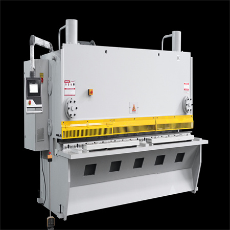 Chine bon prix de 3m 6m 8m plaque de métal plaque d'acier coupe CNC hydraulique porte-type guillotine machine de cisaillement