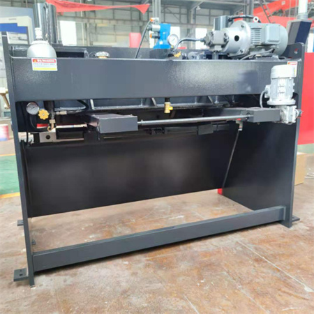Machine de découpe de métal de cisaillement de guillotine de précision manuelle de plaque d'acier de tôle de haute qualité