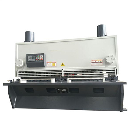 CNC hydraulique/NC 4mm 6mm 8mm 10mm machine de découpe d'acier plaque d'acier guillotine cisaille avec E22/DA41 haute précision