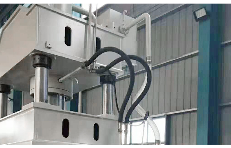 Presse hydraulique multifonctionnelle à quatre colonnes et à deux faisceaux de 63 tonnes à faible coût