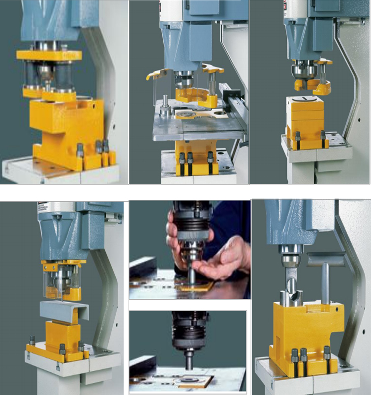 Machine hydraulique de métallurgistes de coupe en métal pour la coupe d'entaillage de récolte de poinçonnage
